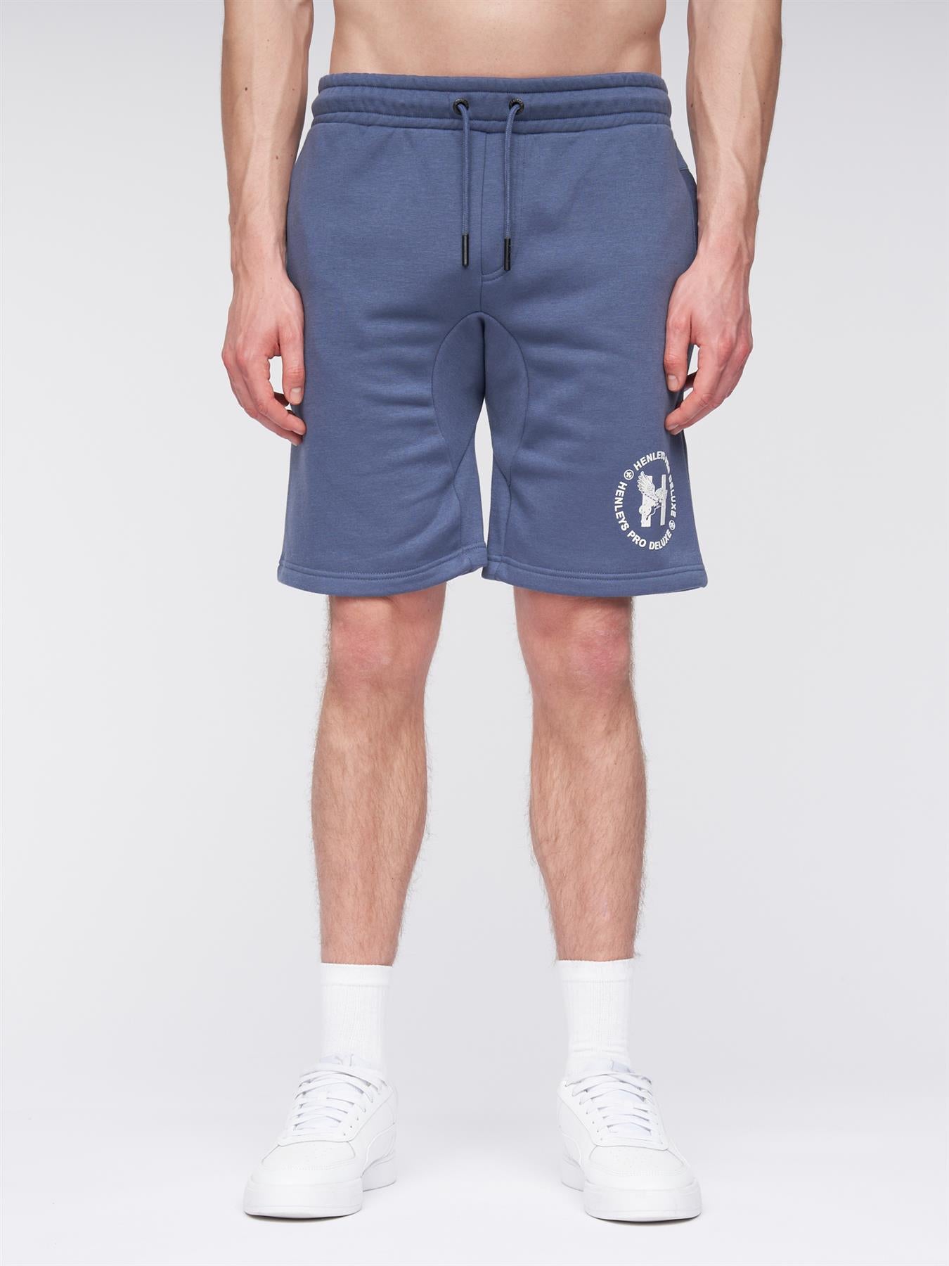 Mens Metafone Jog Shorts Deep Blue