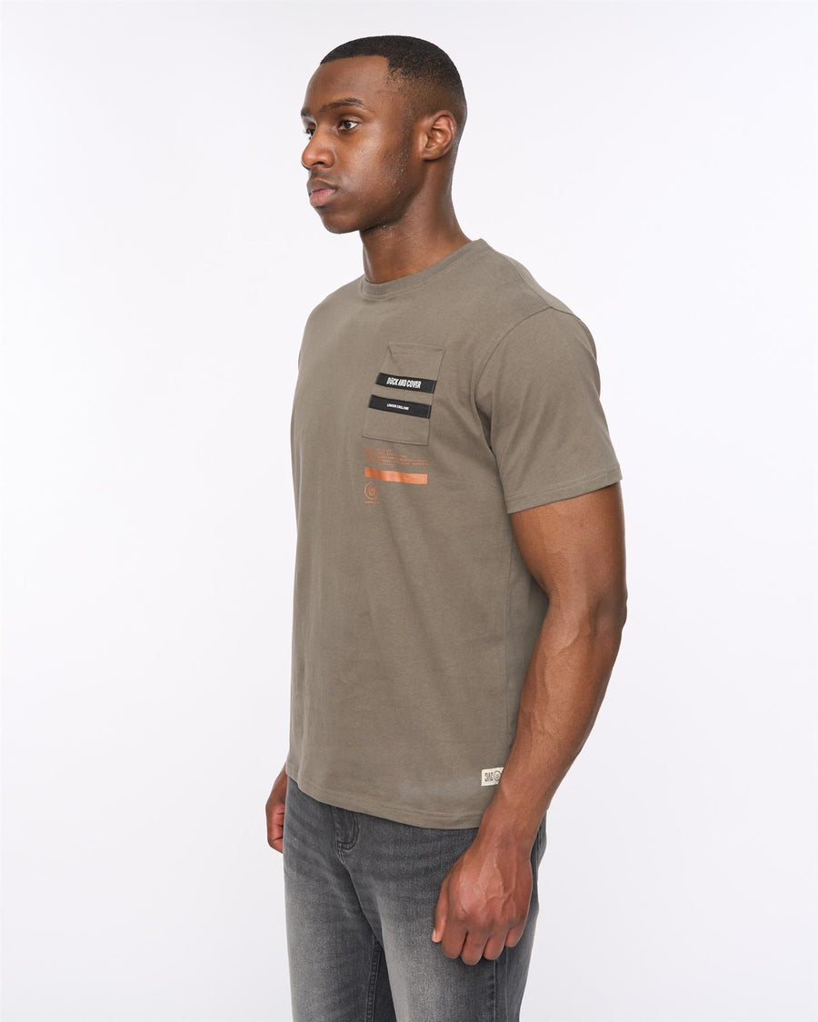 Mens Heningys T-Shirt Dark Olive