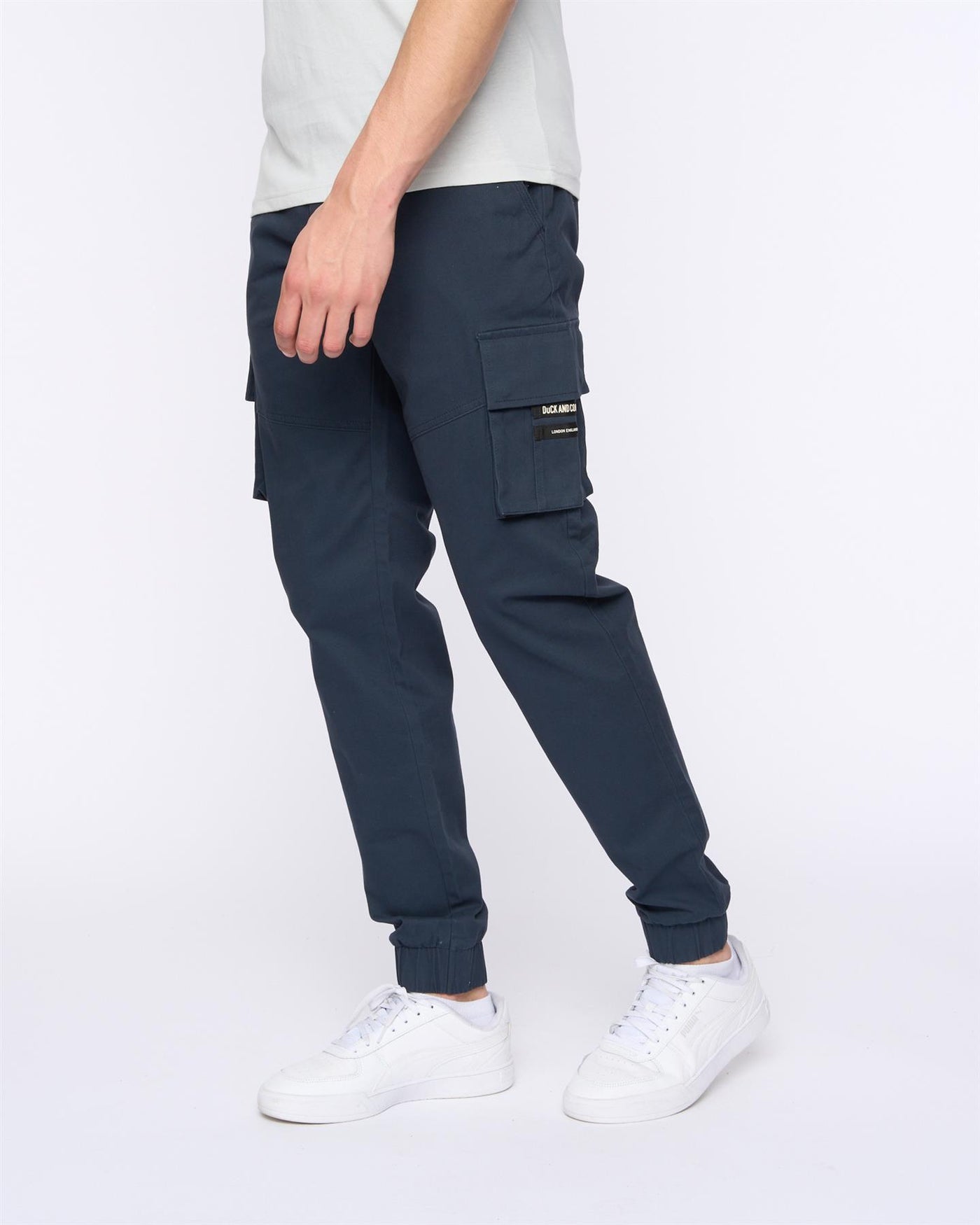 Mens Chemmer Woven Jog Pants Navy