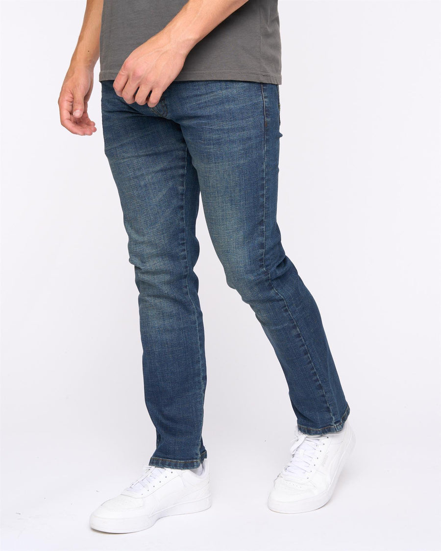 Mens Newbury Straight Fit Jeans Dark Wash