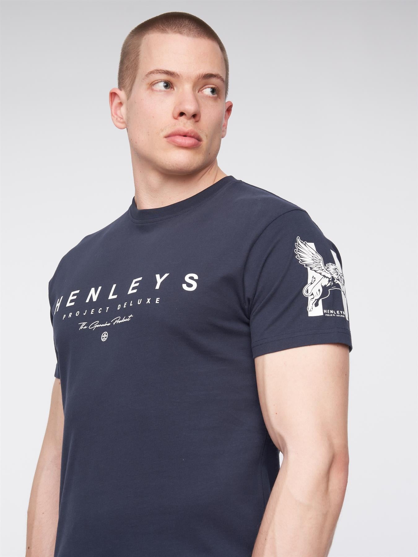 Mens Hentyme T-Shirt Navy