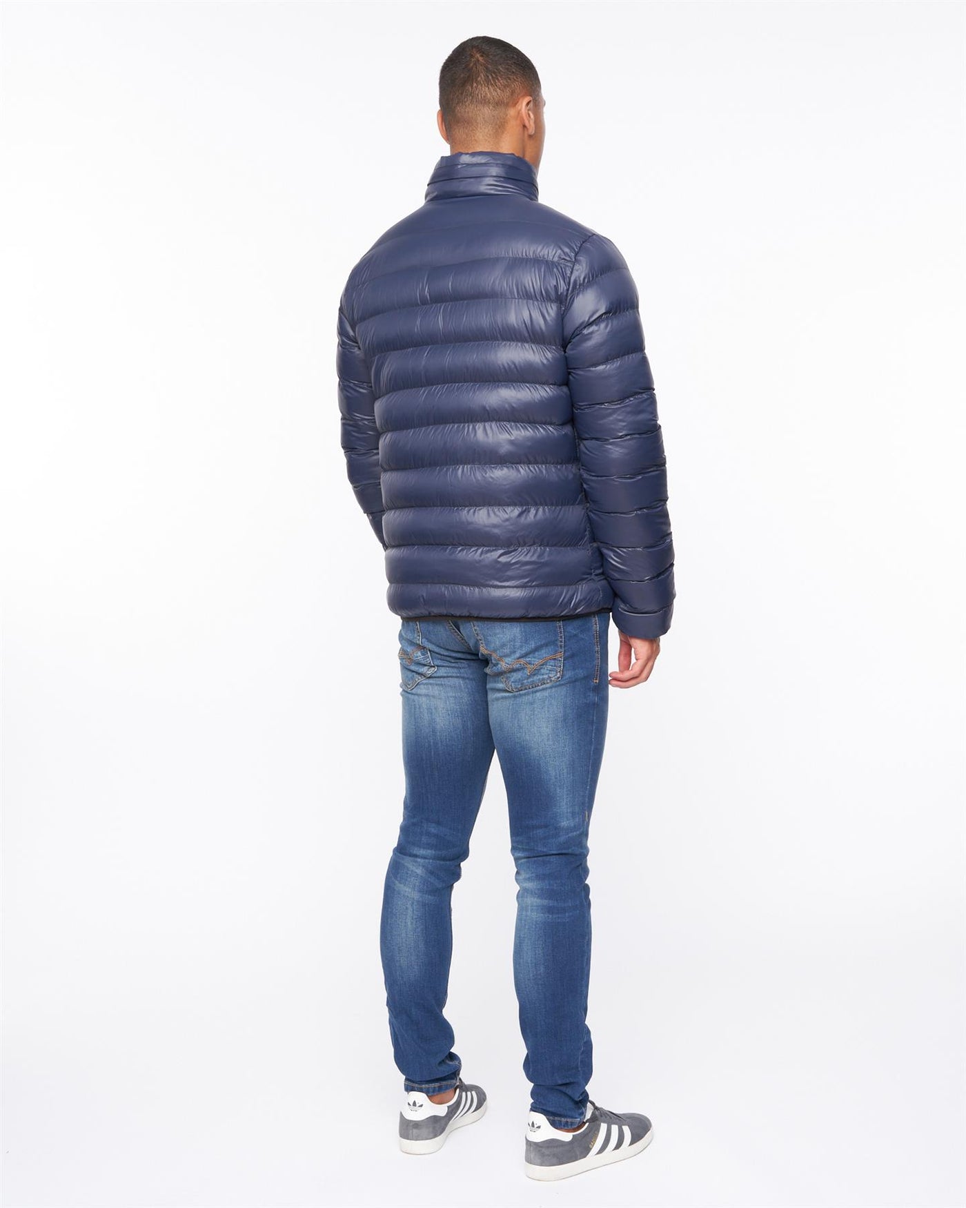 Mens Shemmy Two Quilted Jacket Navy