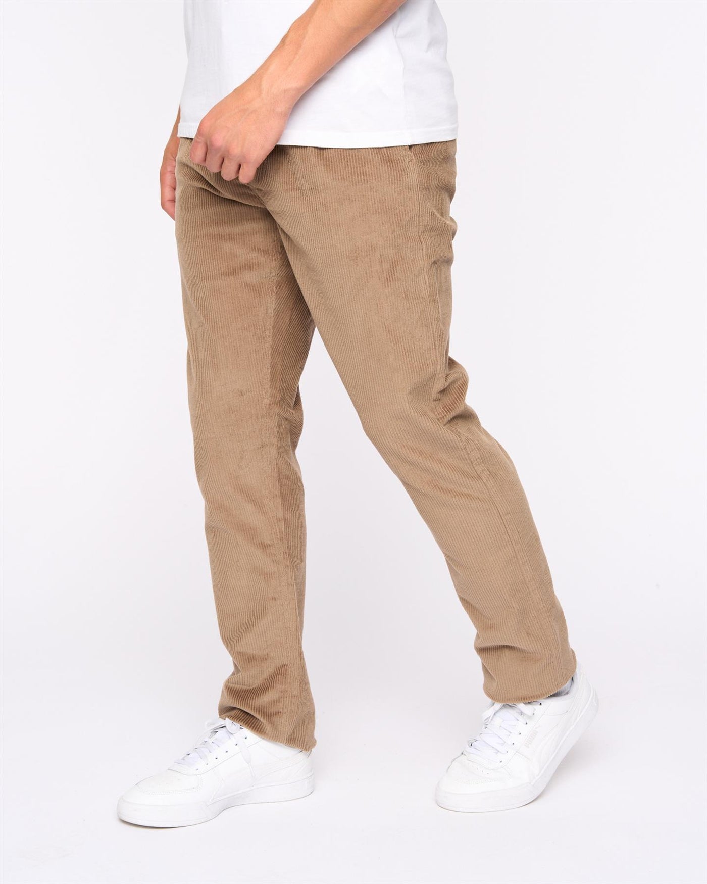 Mens Cordout Loose Pants  Biscuit