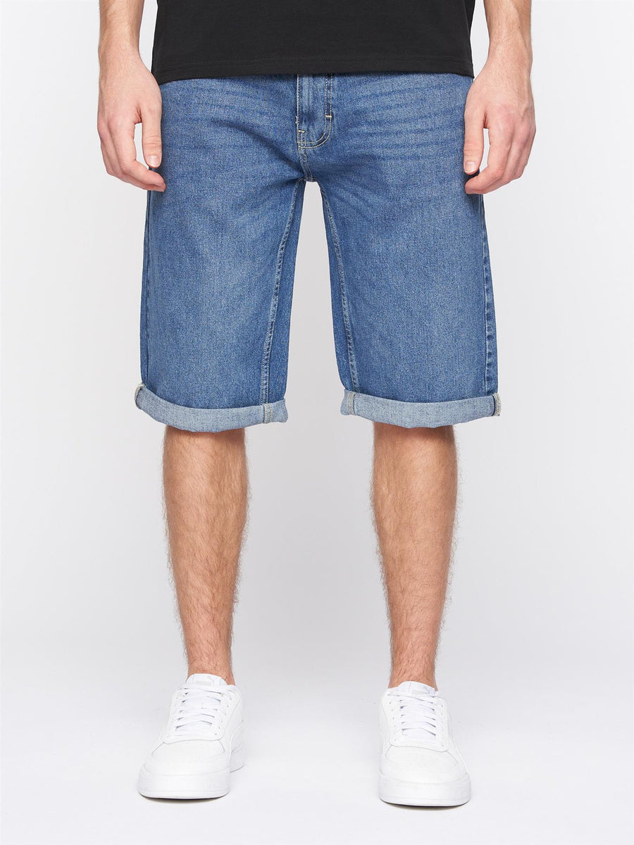 Tillforth Denim Shorts Stone Wash