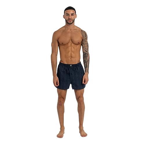 Men's Nightling Woven Boxers 6pk Blues