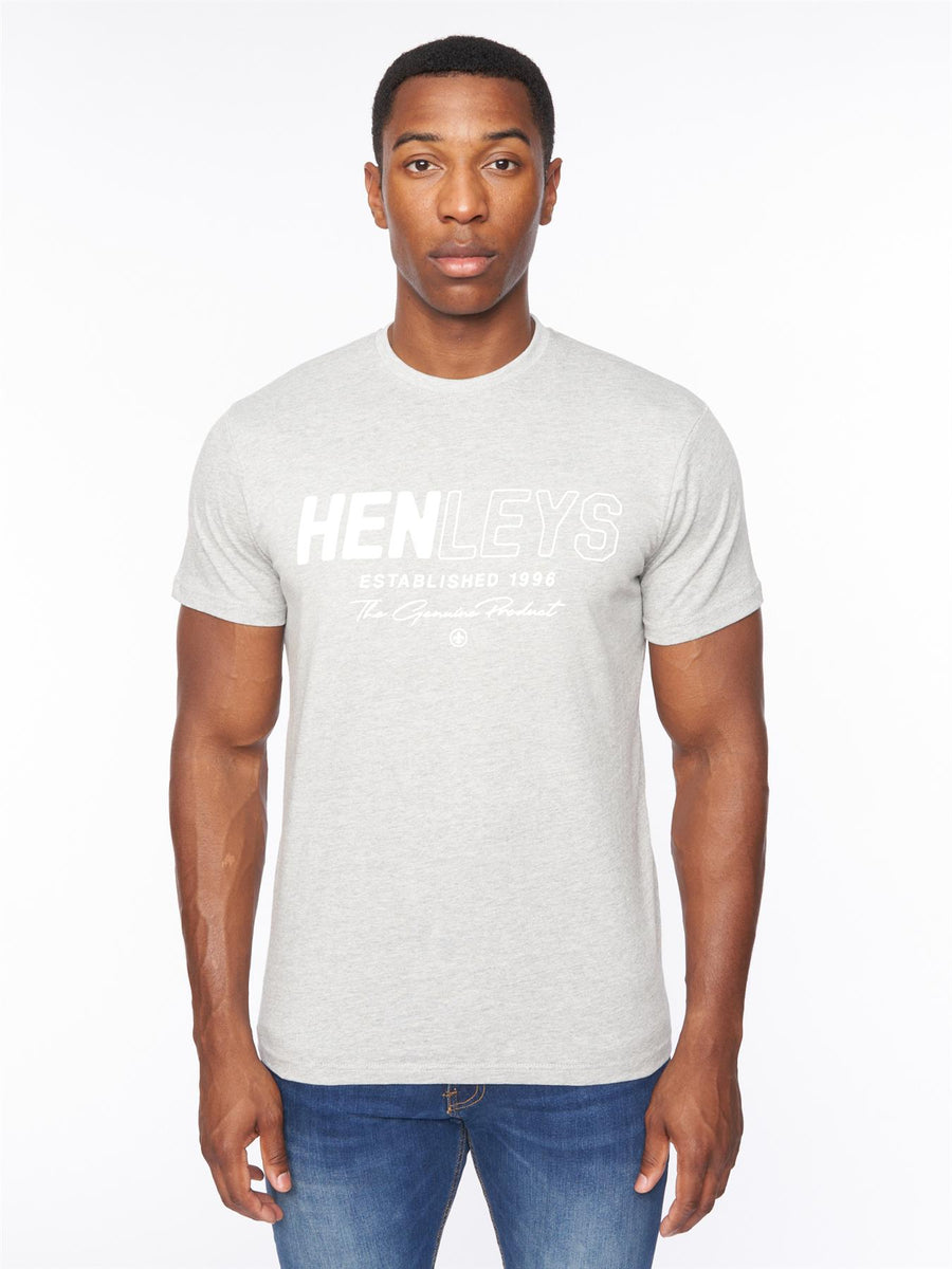 Mens Melvern T-Shirt Grey Marl