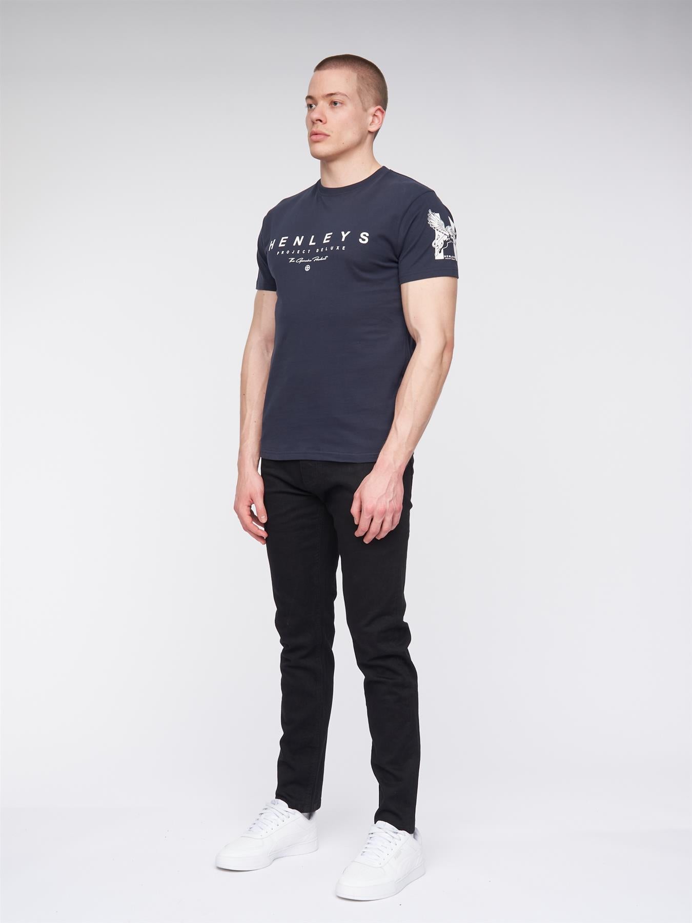 Mens Hentyme T-Shirt Navy