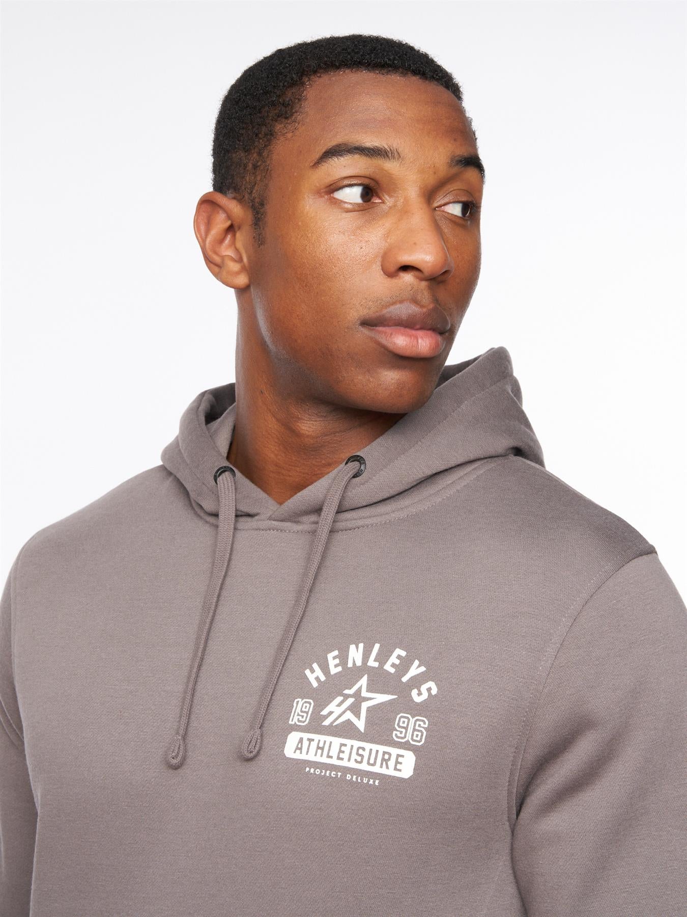 Mens Upton Hoodie Dark Grey