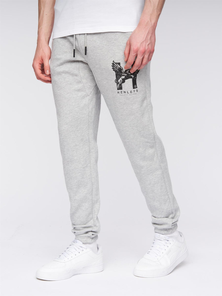 Mens Curveball Joggers Grey Marl