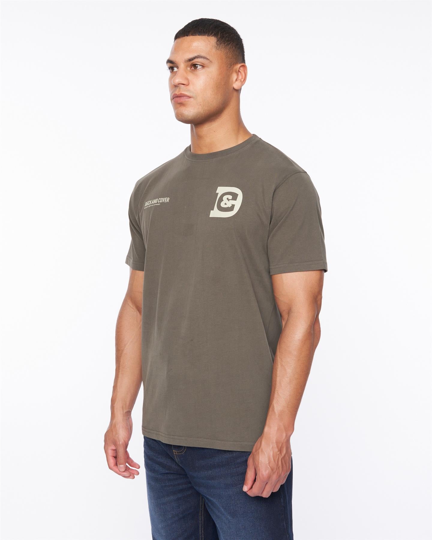 Mens Gemtas T-Shirt Dark Olive