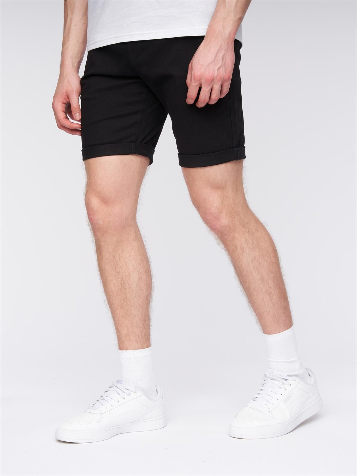 Mens Copehen Chino Shorts Black