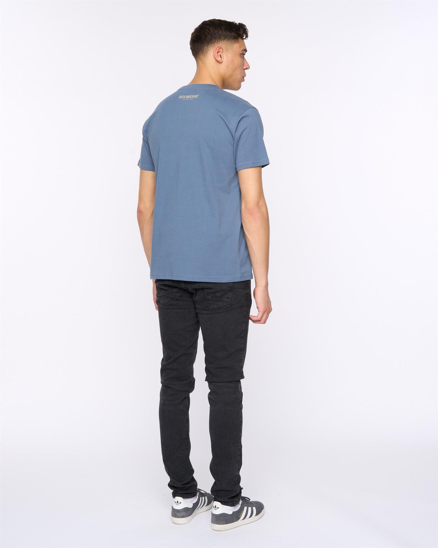 Mens Chellforth T-Shirt Denim Blue