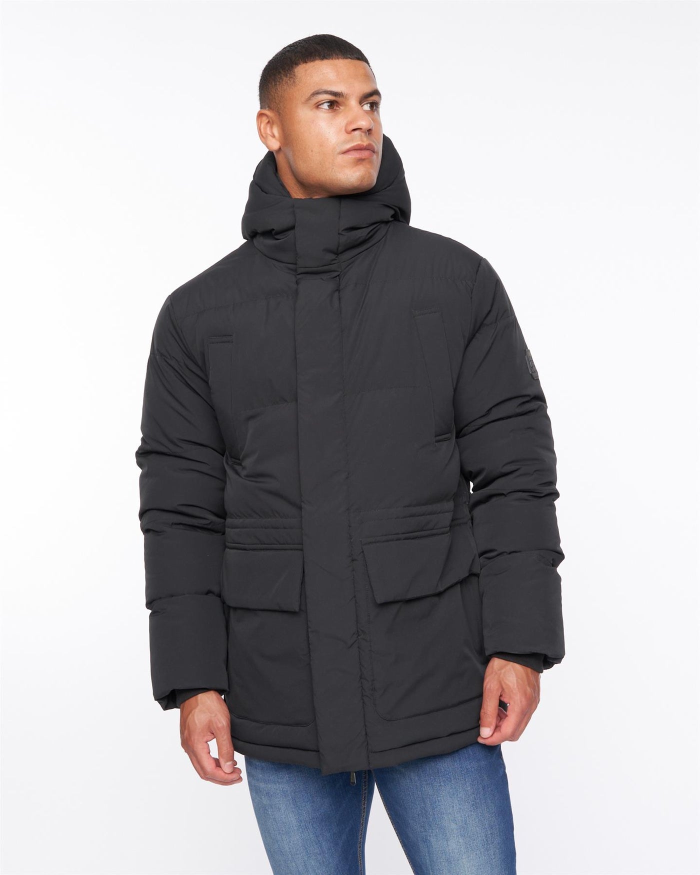 Mens Fletchley Puffer Jacket Black