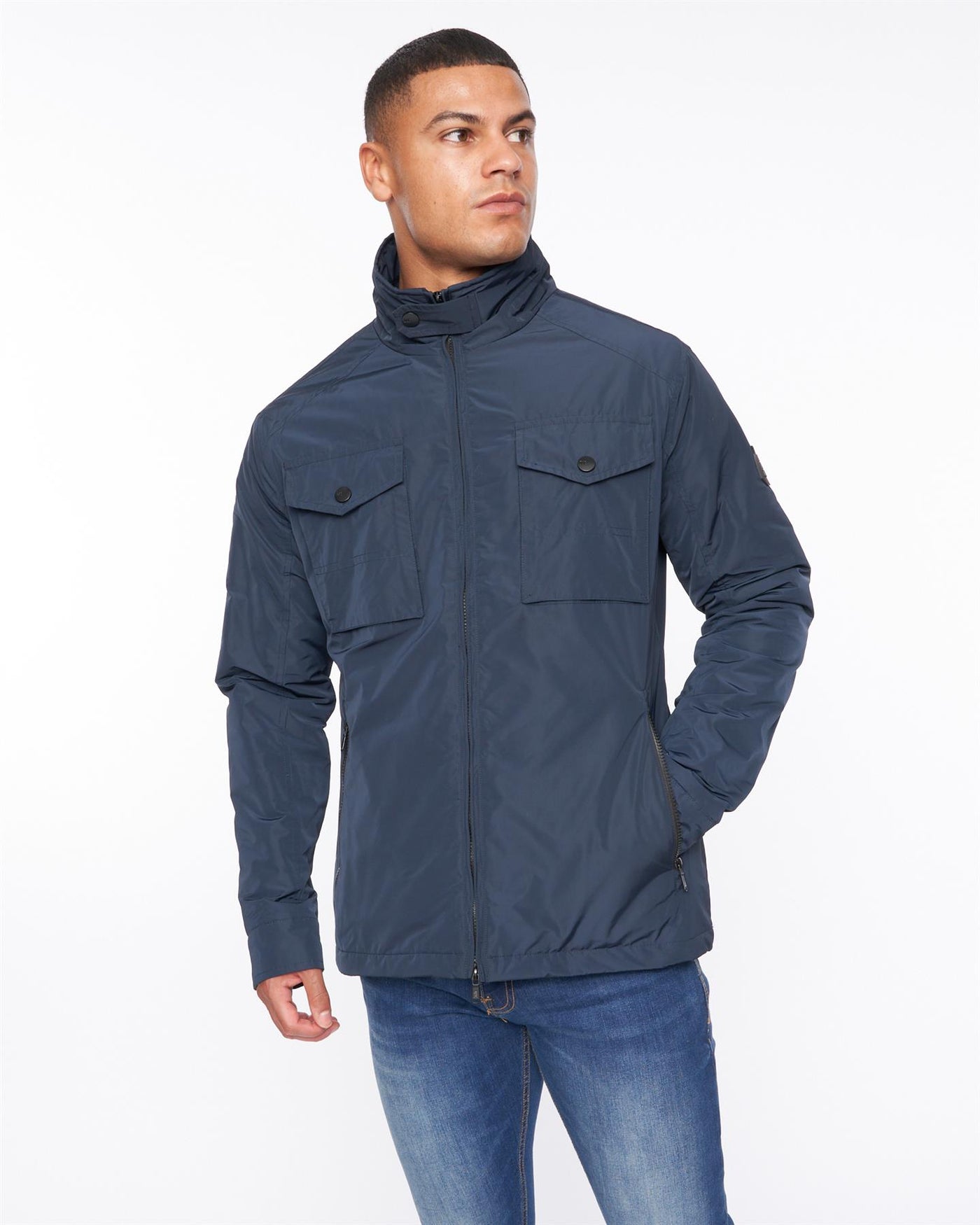 Mens Blensons Padded Jacket Navy