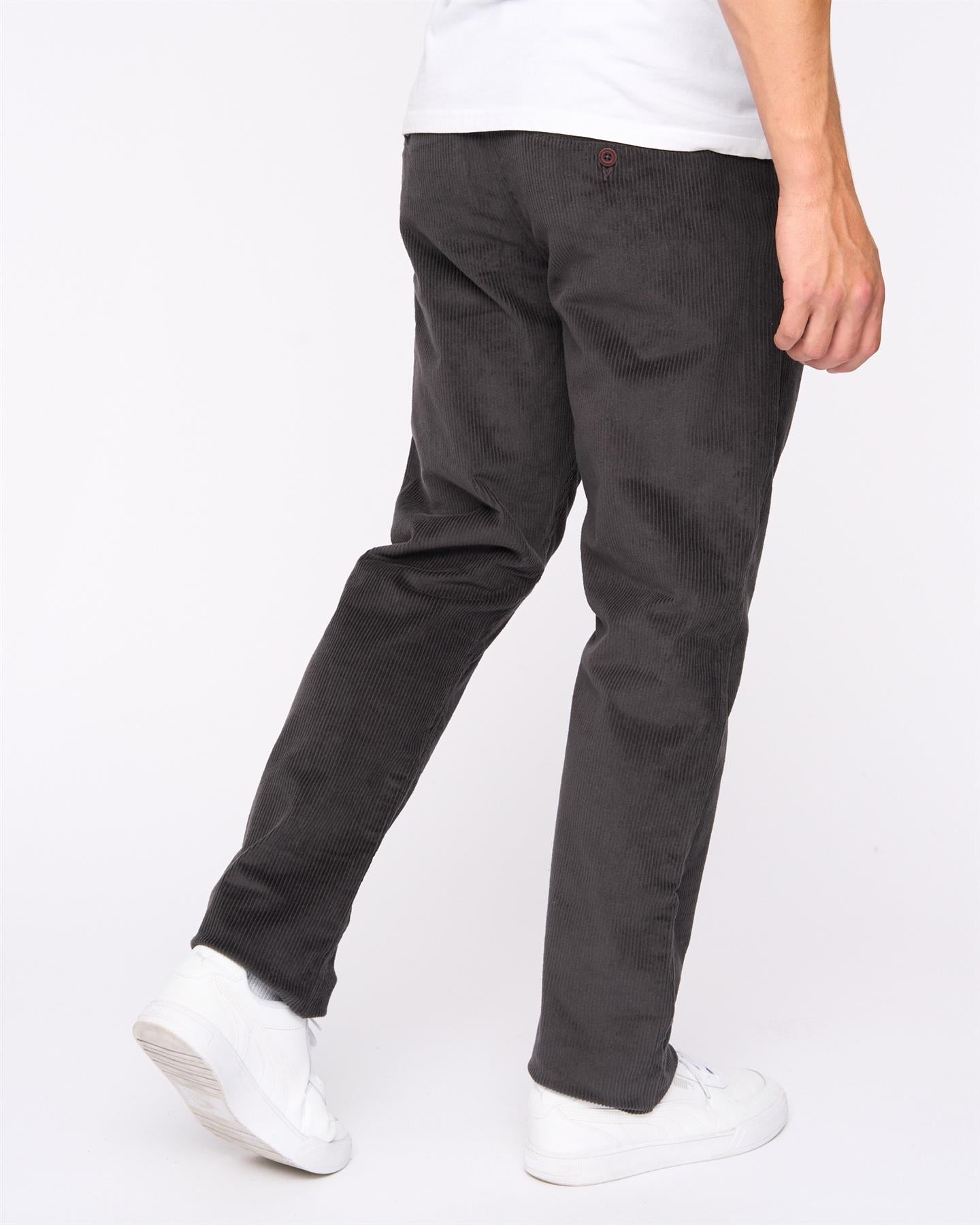 Mens Cordout Loose Pants Anthracite