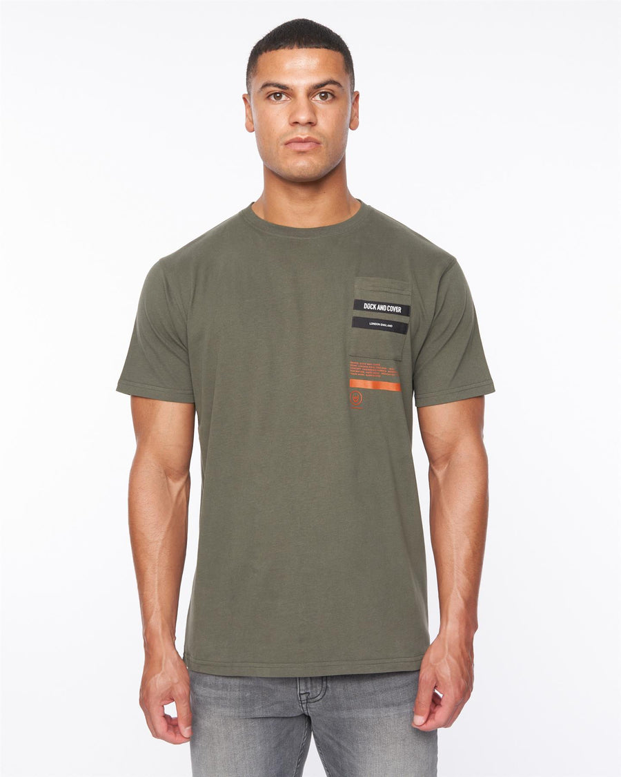 Mens Heningys T-Shirt Dark Olive