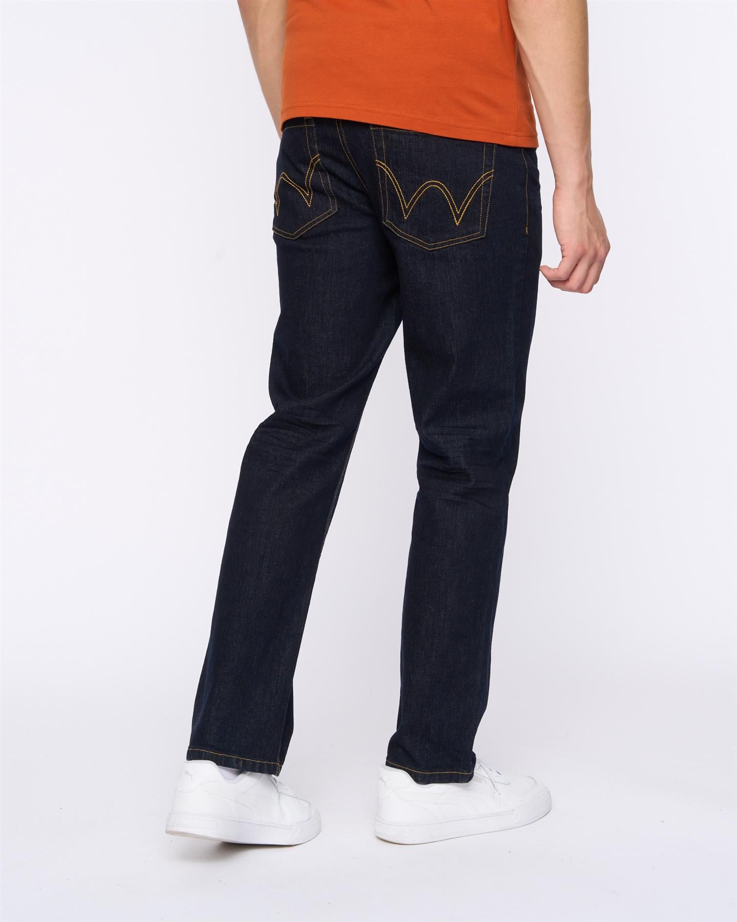 Mens Hydras Straight Leg Jeans Raw Wash