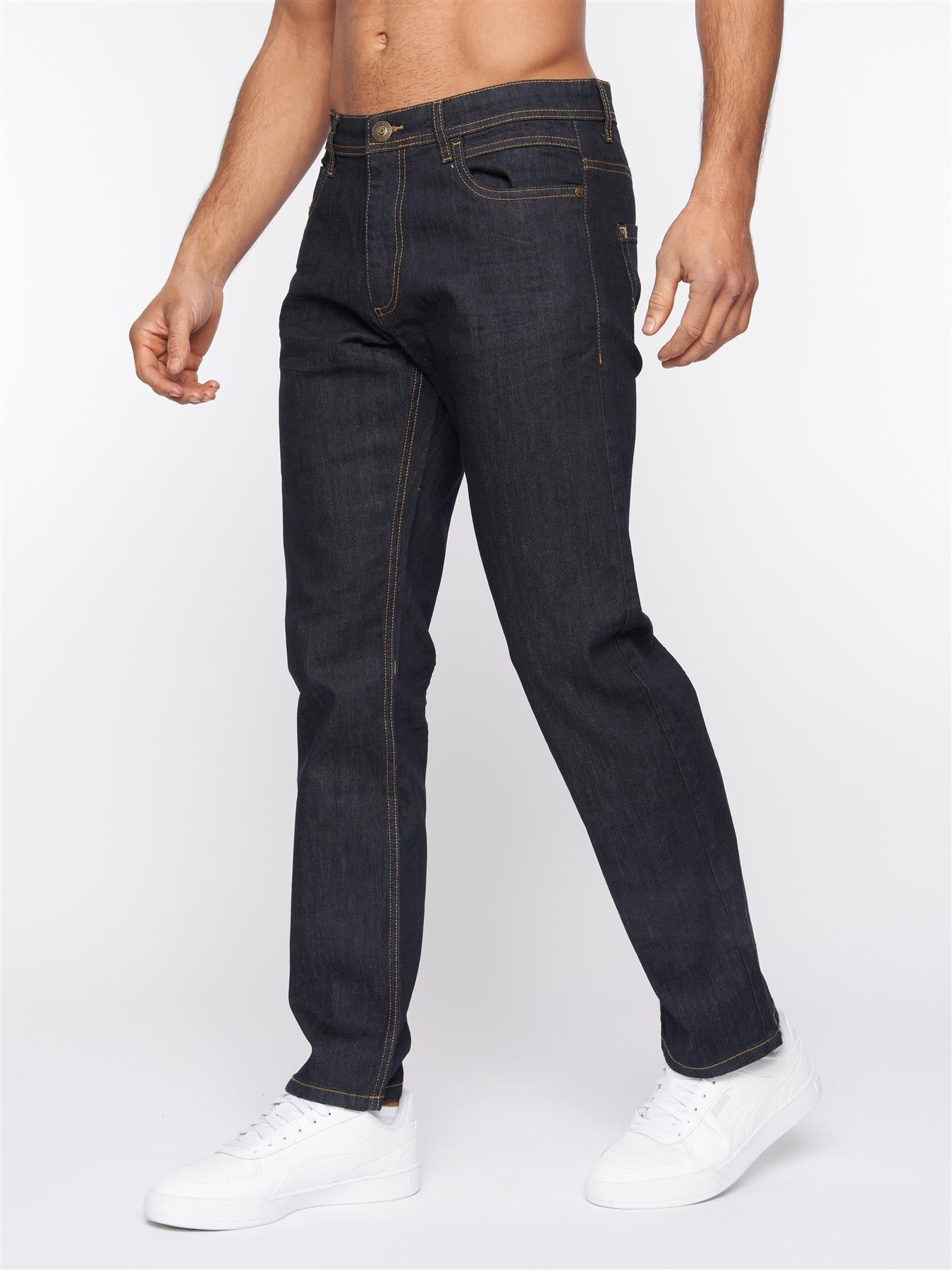 Mens Hydras Straight Leg Jeans Raw Wash