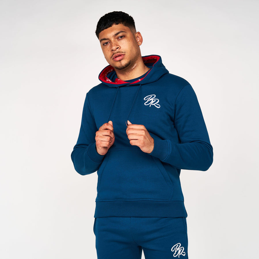 Born Rich Mens Fontaine Hoodie Sky Captain