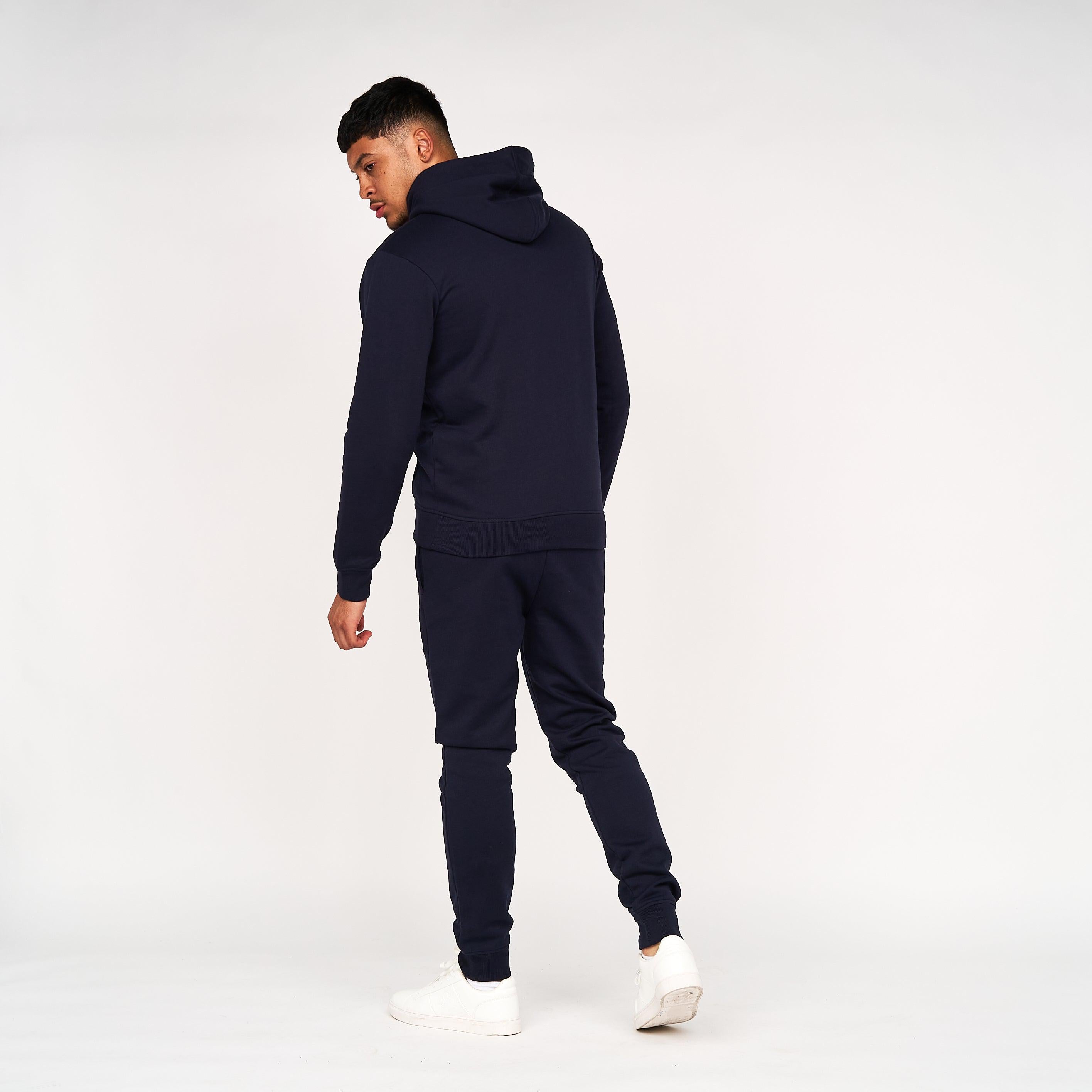 Born Rich Mens Fontaine Hoodie Navy