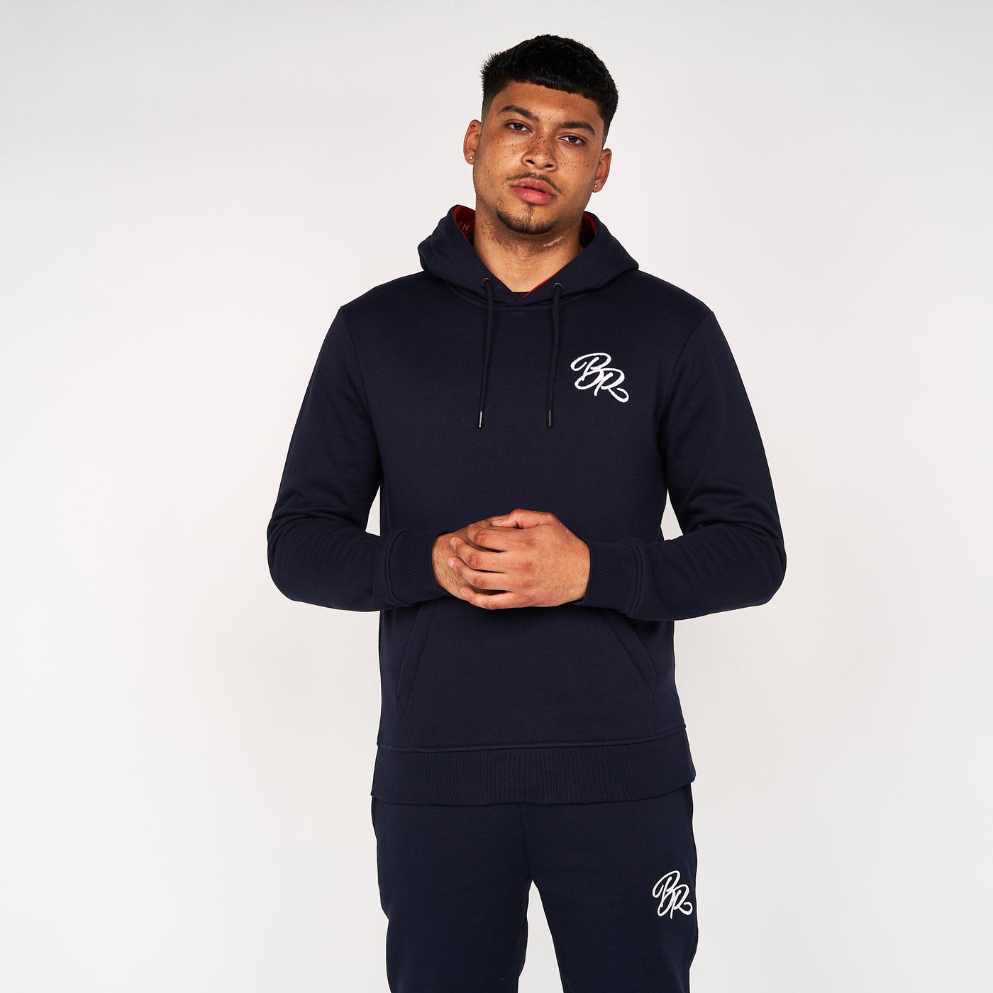 Born Rich Mens Fontaine Hoodie Navy