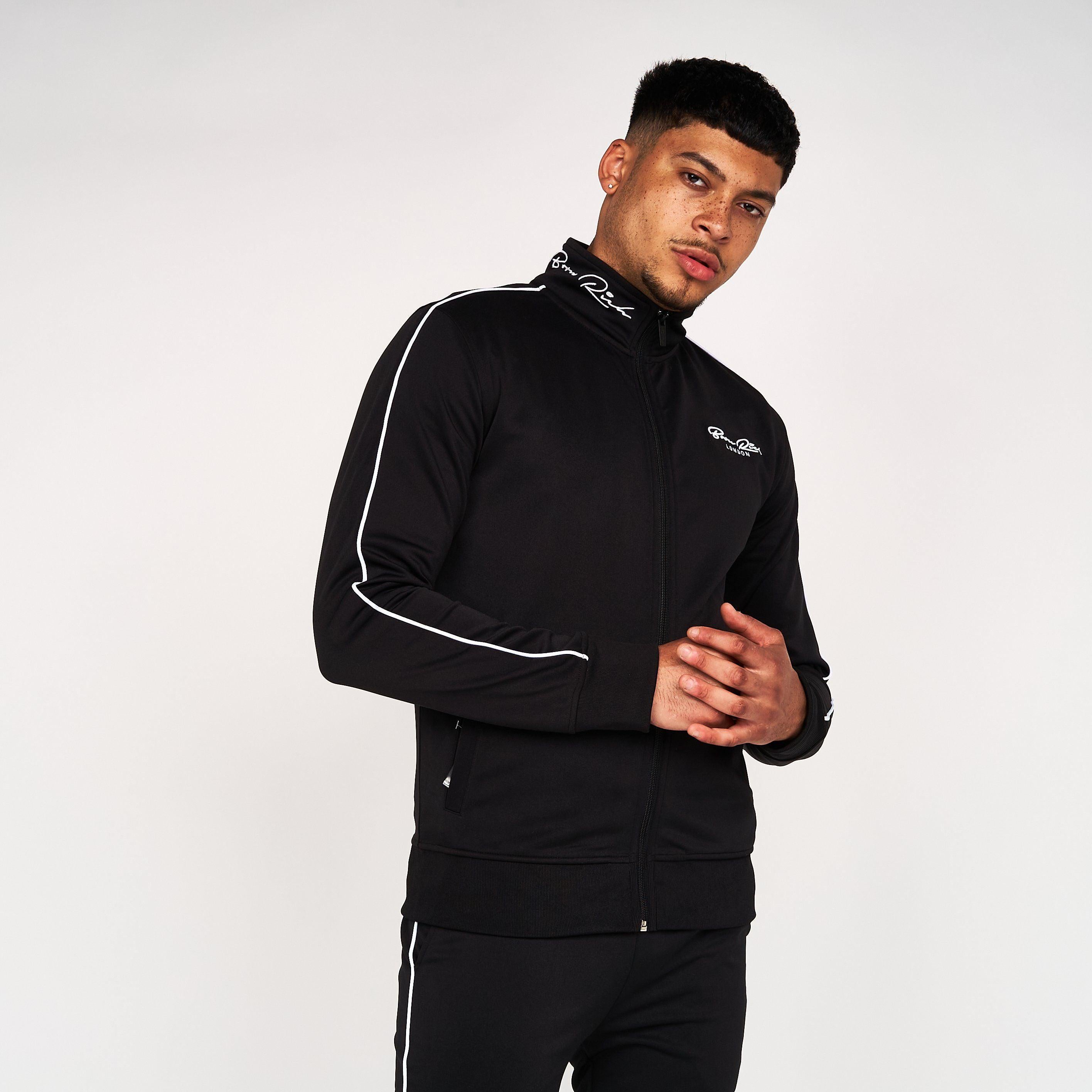 Born Rich Mens Granero Tracksuit Black