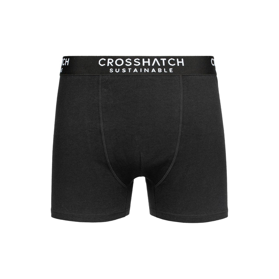 Crosshatch Mens Orlander A Boxers 5pk Black/Navy/Blue/Mustard/White