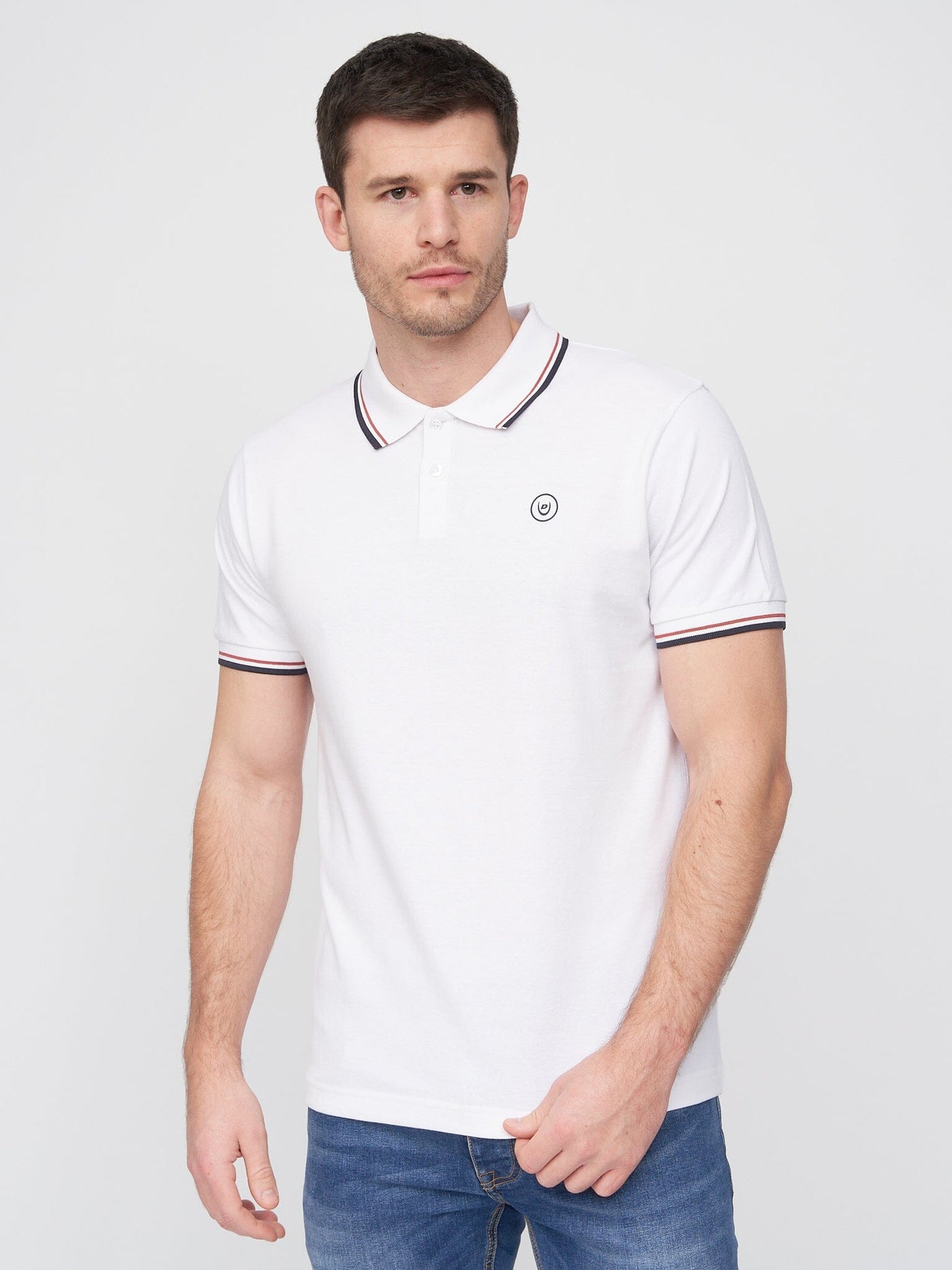 Hendamore Polo White/Red