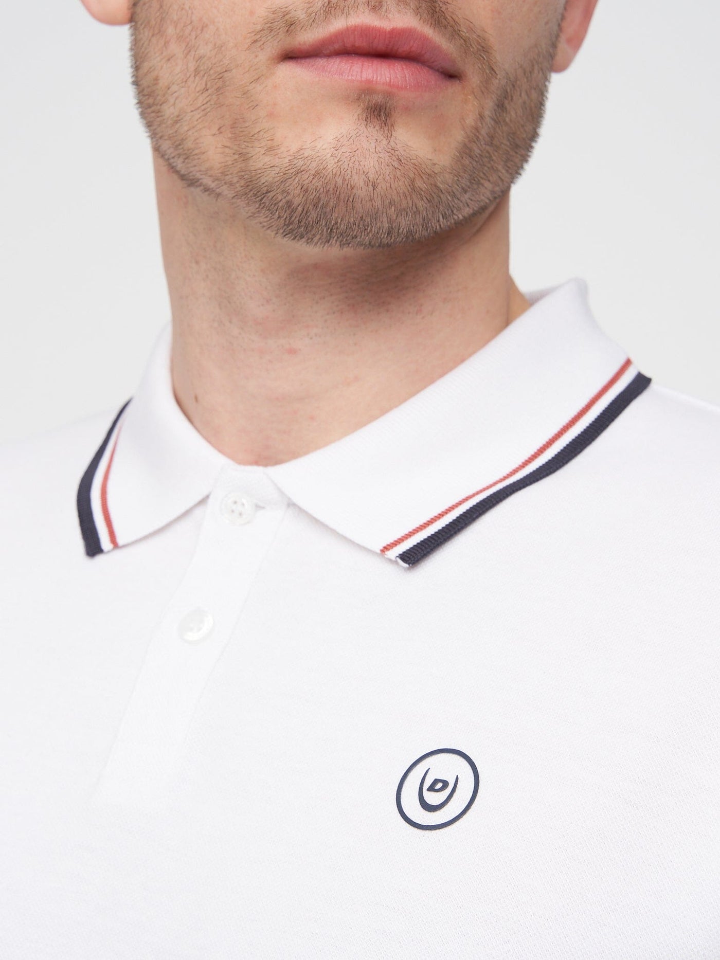 Hendamore Polo White/Red